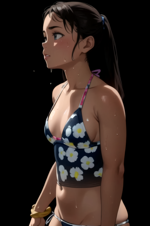 Sweaty hot girl
