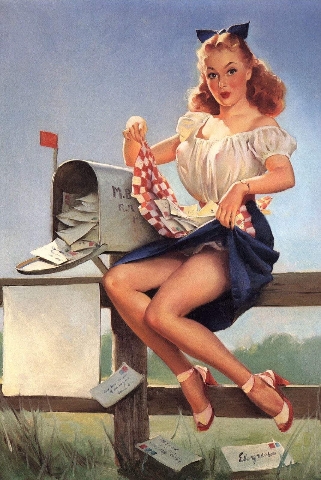 60's pin up picture