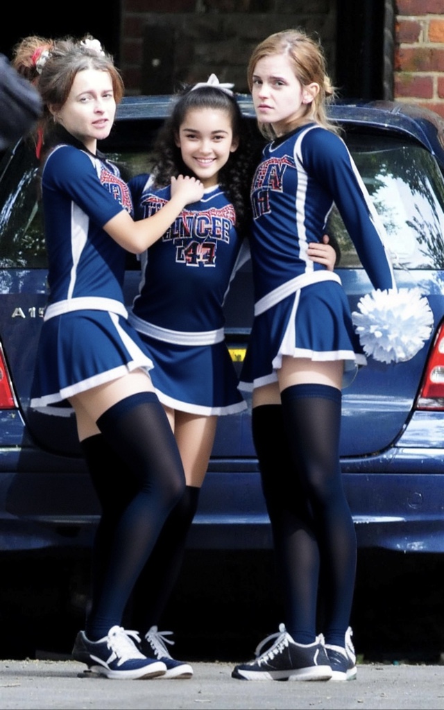 Emma cheerleader