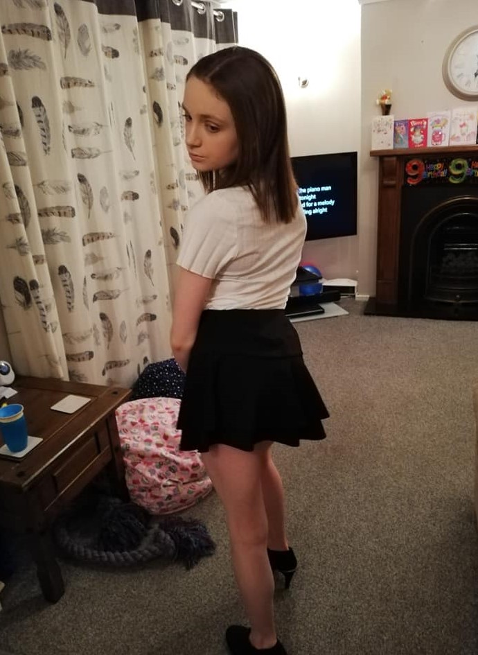 She loves dancing around the room first