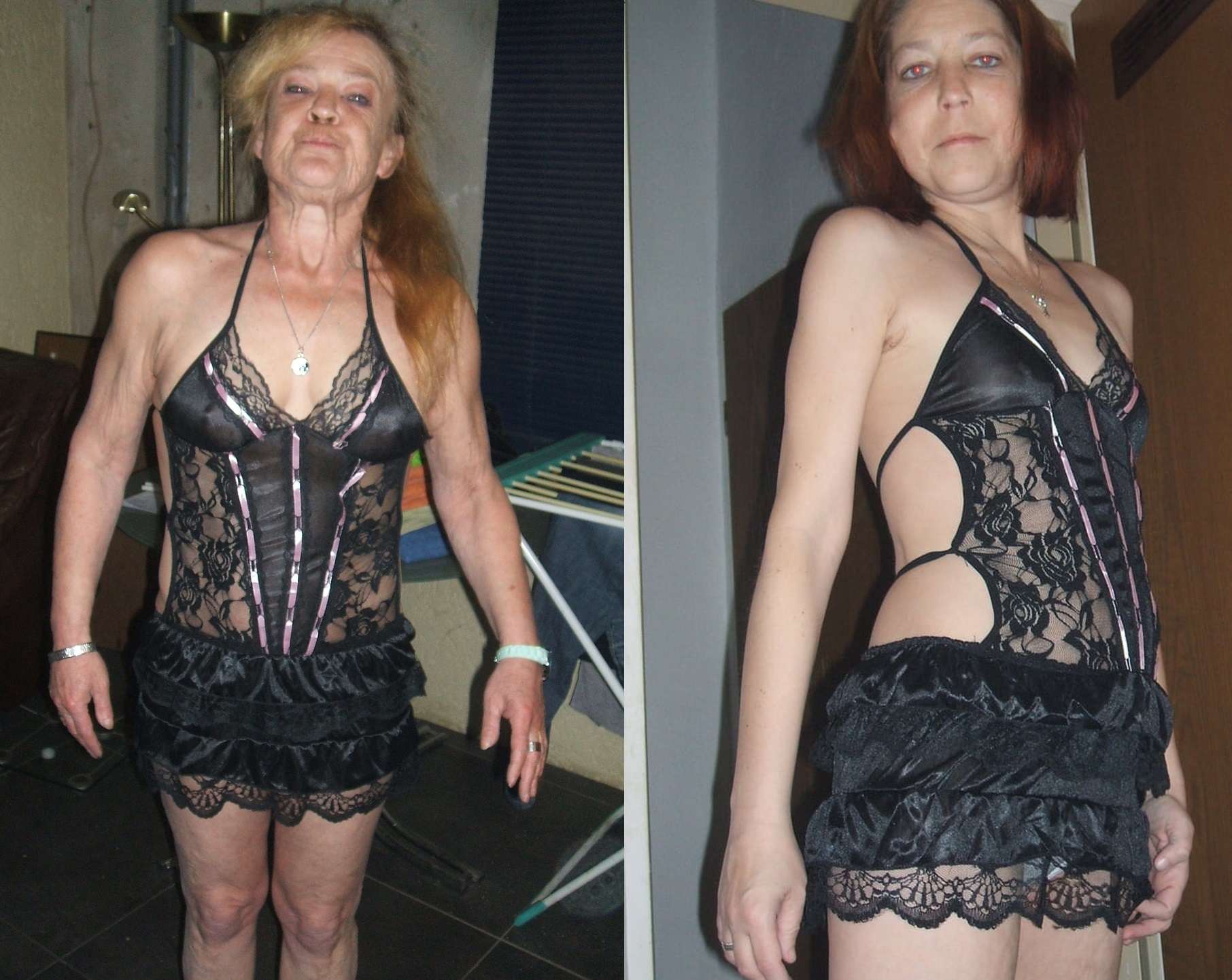 Meine Mutter und ich im gleichen Outfit