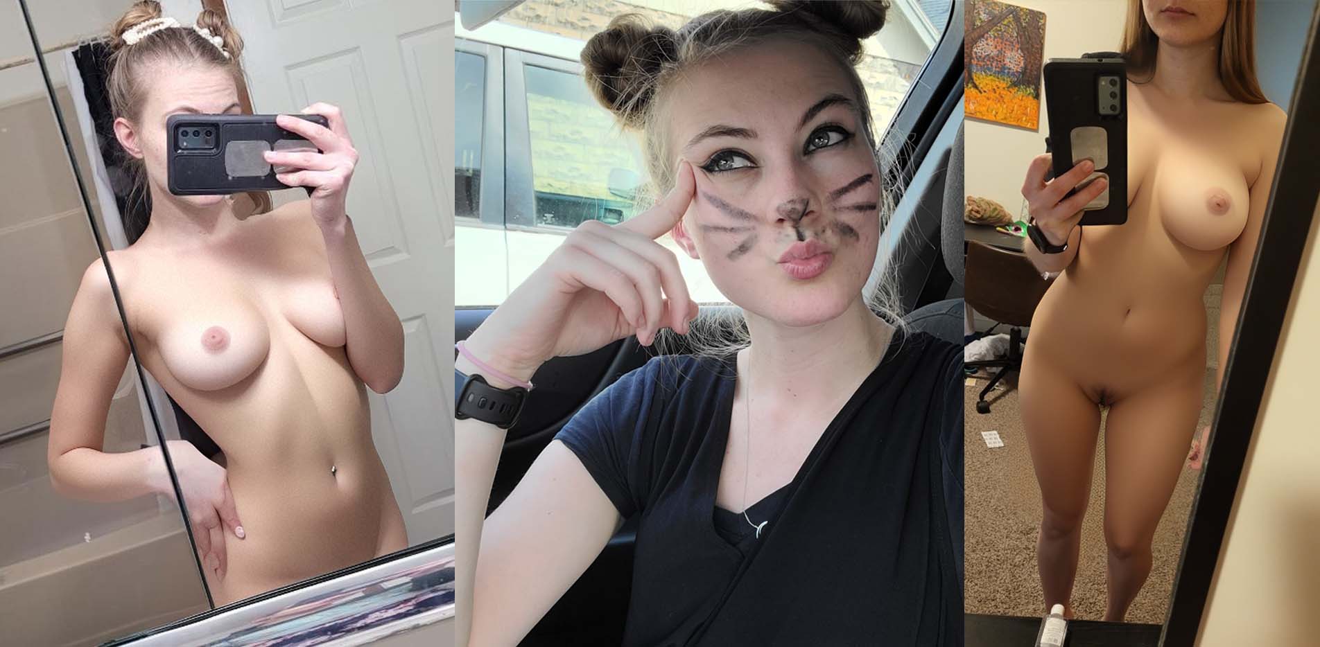 cute blonde kitty