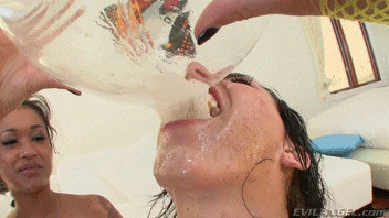 cum drinking