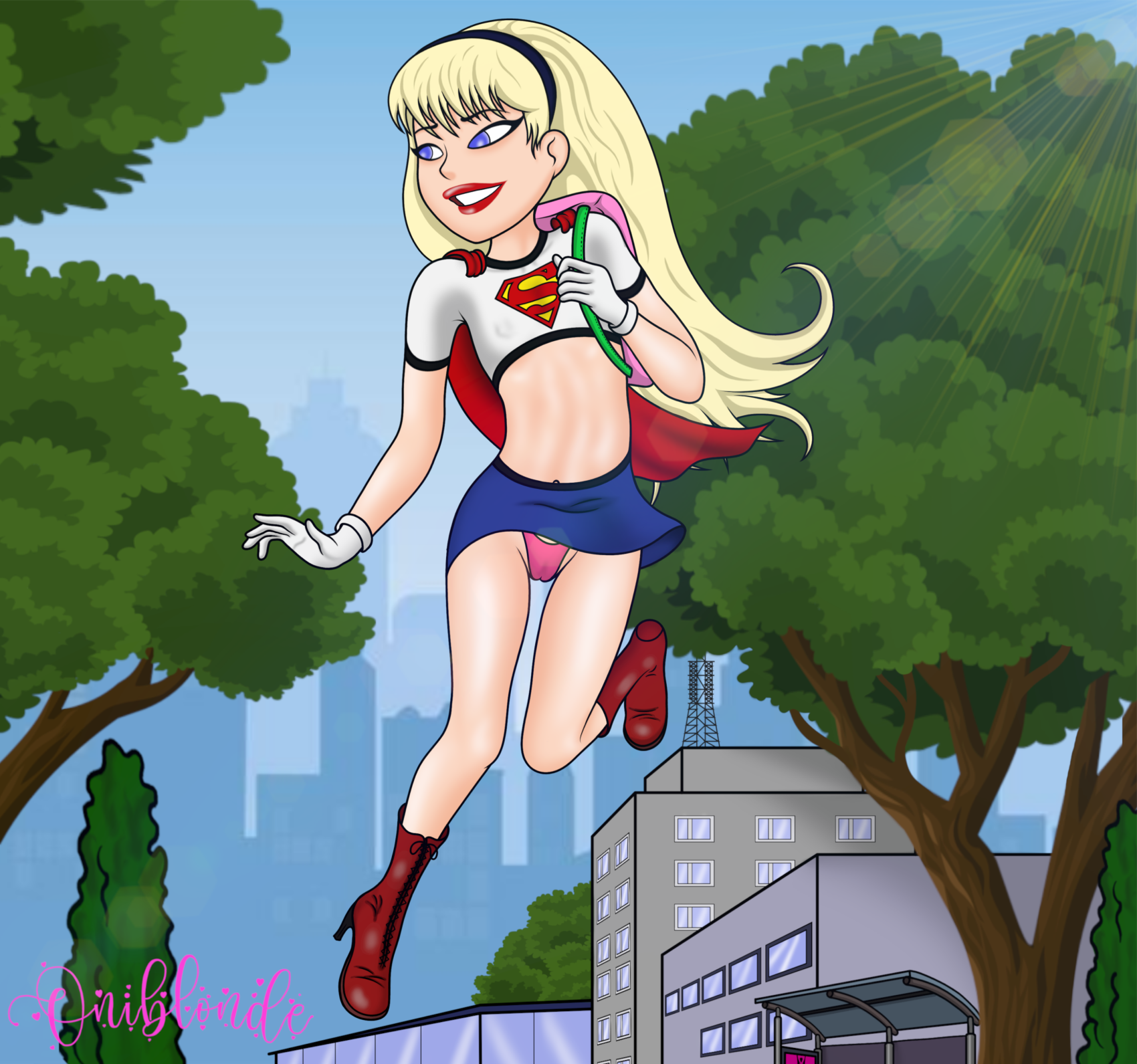 Oniblonde Supergirl rule34