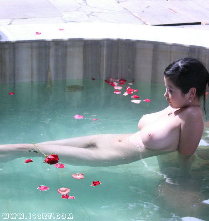 Asian busty naked bath