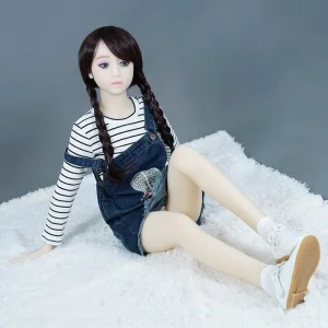 Nonude Doll with pigtails