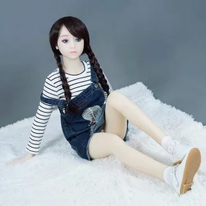 Nonude Doll with pigtails