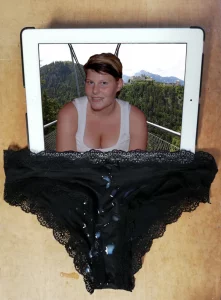 big tits as a template for cum